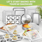 TeamFar Stainless Steel Baking Sheet, 20’’ x 14’’ Large Baking Sheet Pan - Image 9
