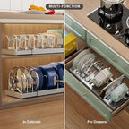 Magheo Expandable Food Storage Container Lid Organizers - Image 4