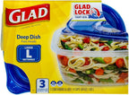 Glad GladWare Deep Dish Food Storage Containers - Image 3