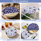 2 Large Reusable Beeswax Bowl Covers - Image 7