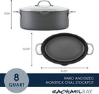 Rachael Ray 80090 Professional Hard Anodized Nonstick Cookware Oval Pasta - Image 2