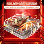 2Pcs Stainless Steel Oven Air Fryer Basket and Tray Replacement - Image 7