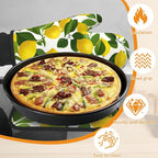 Lemon Oven Mitts and Pot Holders Set, Kitchen Decor Heat Resistant Non Slip Hot - Image 4