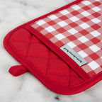 KitchenAid Gingham Pot Holder 2-Pack Set, Passion Red - Image 3