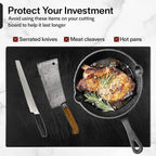 Thirteen Chefs Extra Large 24 x 18 Black Cutting Board - Image 7