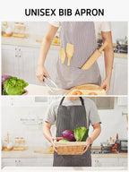 Syntus Apron for Men Women, Adjustable Cooking Kitchen Chef Aprons - Image 7