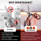 SpartaSake Premium Stainless Steel All Purpose Kitchen Shears - Image 3