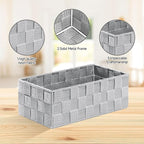 Posprica Small Baskets for Organizing Woven Storage for Shelves, Decorative - Image 2