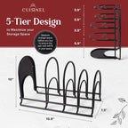 Cuisinel Pots and Pans Organizer Rack - Image 2