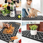 WISELIFE Dish Drying Mat Super Absorbent Drying Mat Large Dish Drying Mats - Image 6