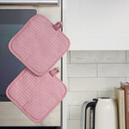 KITCHENAID Gourmet Series Gridlines Pot Holders 2-Pack Set, Heat Resistant up - Image 5