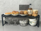Expandable Cabinet Shelf Organizer 16-26" L Stackable Kitchen Counter Shelf - Image 2
