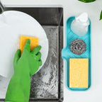 Zulay Kitchen Large Silicone Sponge Holder – Flexible Sink Organizer Tray - Image 3