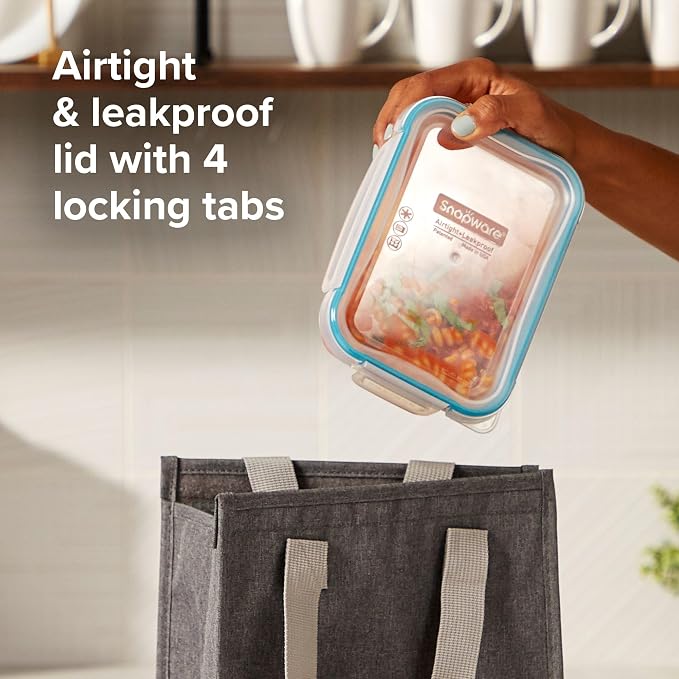 Snapware Plastic Total Solution 3-Pack Food Storage Containers Set, Leakproof & - Image 5