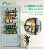 Mefirt Over The Door Pantry Organizer, Pantry Organization and Storage - Image 4