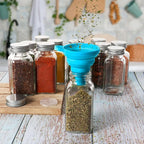 16 Pack 6 oz Glass Spice Jars - Image 3
