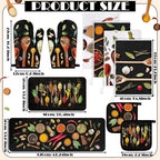 Fourluoo 10 Pcs Farmhouse Kitchen Decor and Accessories Set 4 Kitchen Towels 2 - Image 3