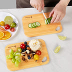 2 Pack Small Bamboo Wood Cutting Board - Image 6