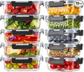 Liuruiyu 10 Pack Glass Food Storage Containers by Liuruiyu
