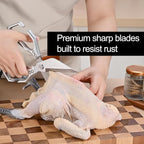 Kitchen Shears, Poultry Scissors, Stainless Steel Heavy Duty Scissors, - Image 3