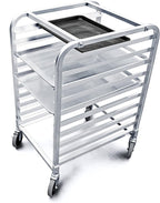 New Star Foodservice 36510 Commercial-Grade Aluminum 10-Tier Sheet Pan/Bun Pan - Image 3