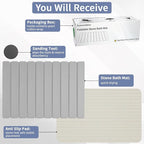 Foldable Stone Bath Mat, Quick Dry Stone Drying Mats - Image 4