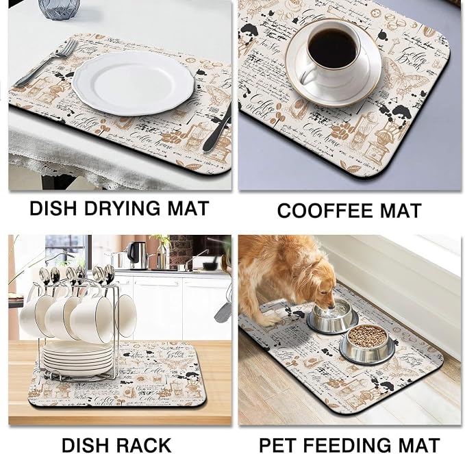 Absorbent Coffee Bar Mat - Image 4