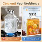 1 Gallon thickened Square Glass Pitcher - Image 2