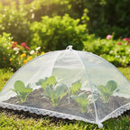 6 Pack Mesh Food Covers 17 Inch, Collapsible Umbrella Screen Covers - Image 8