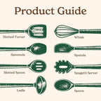 Country Kitchen Non Stick Silicone Utensil Set - Image 3