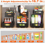 Under Sink Organizer, 2 Packs 2 Tier Under Sink Organizers and Storage - Image 6