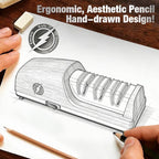 Replaceable Sharpener Electric Knife Sharpener, 3-Stage - Image 7