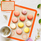 Silicone Baking Mat Set of 5, Nonstick Reusable Pastry Mat, Silicone Bread - Image 8