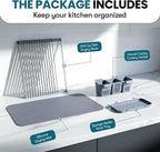 Havenity™ Expandable Roll Up Dish Drying Rack - Image 9