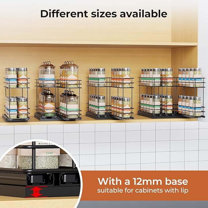 Mystozer Pull Out Spice Rack Organizer - Image 7