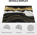 Marble Pattern Dish Drying Mat for Kitchen Counter, Microfiber Dish Mats for - Image 3