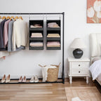 GRANNY SAYS Hanging Closet Shelf, 3-Shelf Foldable Hanging Organizers and - Image 4