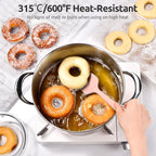 Heat Resistant Silicone Spoon Spatula: U-Taste 600ºF High Heat Flexible 11.38in - Image 3