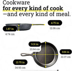 Lodge Seasoned Cast Iron Skillet 9 Inches - Image 7