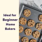Wilton Silver Non Stick Medium Baking Sheet, 15.25 x 10.25 Inch, Cookie Sheet - Image 3