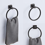 Bathroom Hardware Set 4 Pieces, Oil Rubbed Bronze Bathroom Accessories Set - Image 4