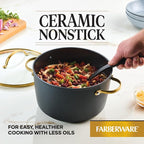 Farberware Forged Induction Ceramic Nonstick Cookware Stockpot - Image 3