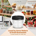 QAPPDA 4oz Glass Jars With Lids And Bands, Small Mason Jars, Mini Canning Jars - Image 5