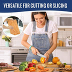 Hiware 4-Piece Extra Large Bamboo Cutting Boards Set - Image 7