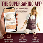 Superbaking 2 pcs Banneton Bread Proofing Basket, Sourdough Starter Kit - Image 5