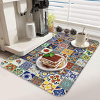 Dish Drying Mat for Kitchen Counter 2 Pack - Image 3