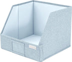 VIVIDECOR Open Front Trapezoid Closet Bins 12x12x10 – Easy Access Shelf - Image 8