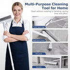 IVYROLL Grout Brush with Long Handle, Floor Cleaning Scrubber with Stiff - Image 7