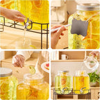 1.5 Gallon Glass Drink Dispensers - Image 5