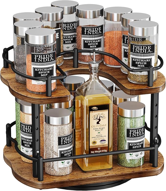 Lazy Susan Organizer Spice Rack by SNTD